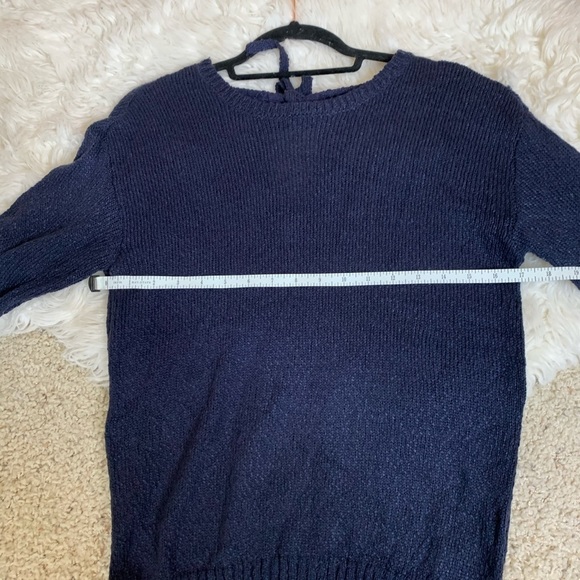 [AVLN] Lace Cutout Back Tunic Sweater NWOT - Picture 8 of 10